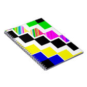 Farbige Treppe Notizblock (Rechte Seite)
