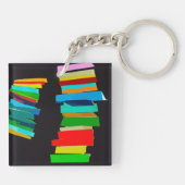 Farbige Treppe Schlüsselanhänger (Rückseite)