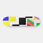Farbige Treppe Skateboard (Horizontal)