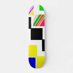 Farbige Treppe Skateboard