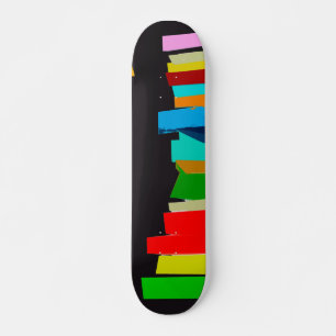 Farbige Treppe Skateboard