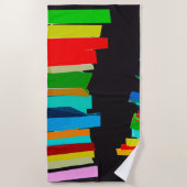 Farbige Treppe Strandtuch (Vorderseite)