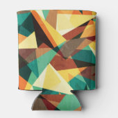 Farbige Triangle-Holzeffekt-Textur Dosenkühler (Rückseite)