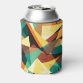 Farbige Triangle-Holzeffekt-Textur Dosenkühler (Kanne Rückseite)