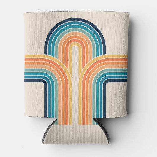 Farbige Triple-Retro-Arkaden Dosenkühler (Vorderseite)