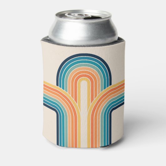 Farbige Triple-Retro-Arkaden Dosenkühler (Kanne Rückseite)