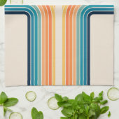 Farbige Triple-Retro-Arkaden Geschirrtuch (Gefaltet)