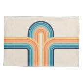 Farbige Triple-Retro-Arkaden Kissenbezug (Rückseite)