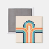 Farbige Triple-Retro-Arkaden Magnet (Vorderseite/Rückseite)