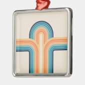 Farbige Triple-Retro-Arkaden Ornament Aus Metall (Links)