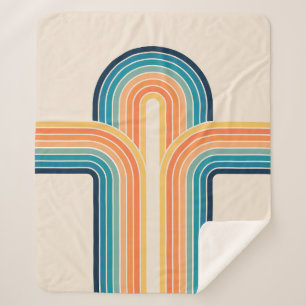 Farbige Triple-Retro-Arkaden Sherpadecke