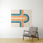 Farbige Triple-Retro-Arkaden Wandteppich (Beispiel (Horizontal))