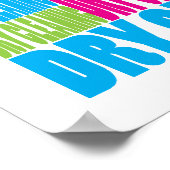 Farbige Trockenreinigung Poster (Ecke)