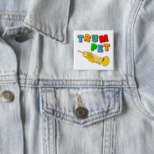 Farbige Trompete Button (Beispiel)