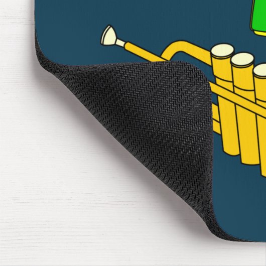 Farbige Trompete Mousepad (Ecke)