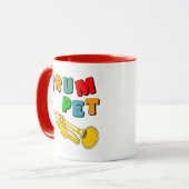 Farbige Trompete Tasse (Vorderseite Links)