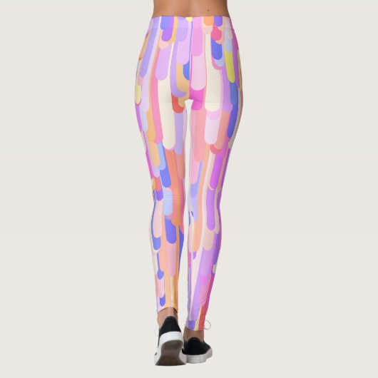 Farbige Tropfen Leggings (Rückseite)