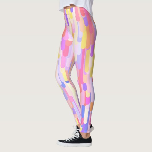 Farbige Tropfen Leggings (Links)