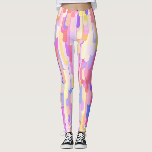 Farbige Tropfen Leggings (Vorderseite)