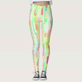 Farbige Tropfen Leggings