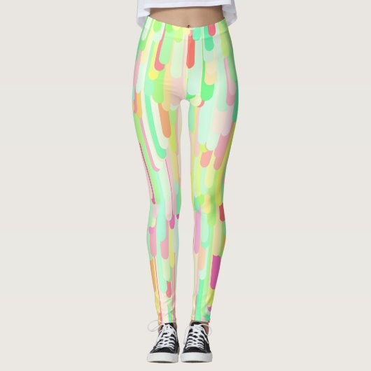 Farbige Tropfen Leggings (Vorderseite)