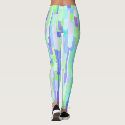 Farbige Tropfen Leggings (Rückseite)