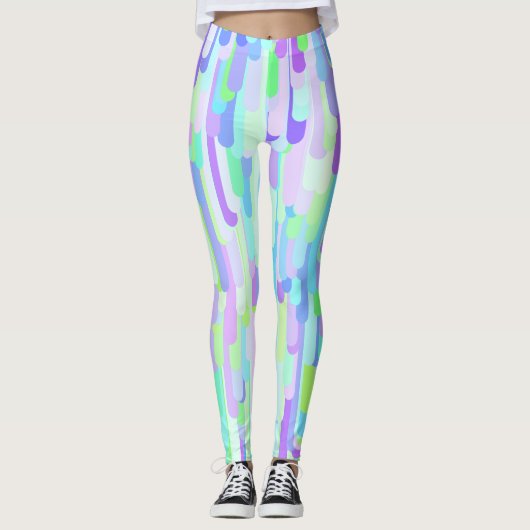 Farbige Tropfen Leggings (Vorderseite)