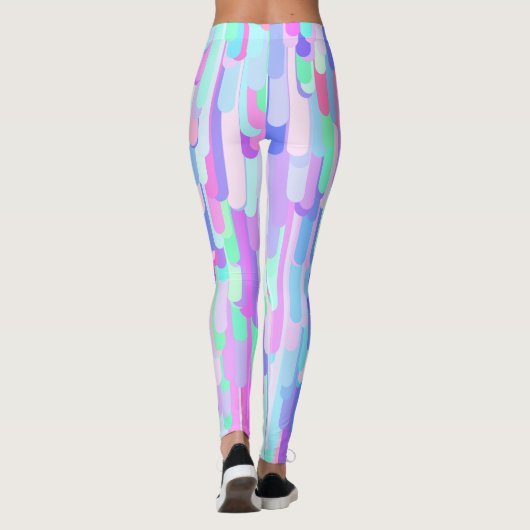 Farbige Tropfen Leggings (Rückseite)