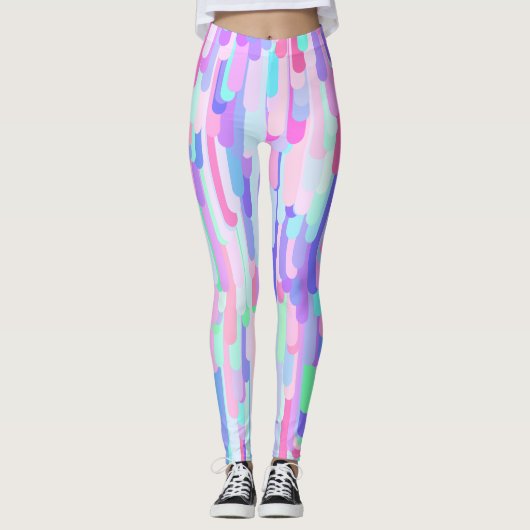 Farbige Tropfen Leggings (Vorderseite)