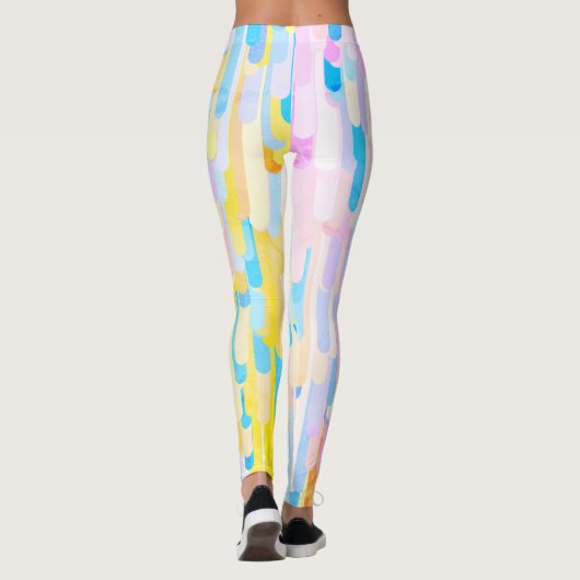 Farbige Tropfen Leggings (Rückseite)