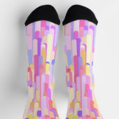 Farbige Tropfen Socken (Oben)