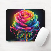Farbige tropfende Rosen-Mauspad Mousepad (Mit Mouse)