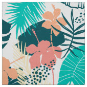 Farbige tropische Blätter Stoff (Muster)