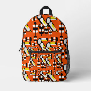 Farbige tropische Tukan-Kunstwerke Bedruckter Rucksack