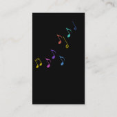 Farbige Trumpf-Visitenkarte Visitenkarte (Rückseite)