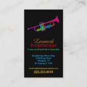 Farbige Trumpf-Visitenkarte Visitenkarte (Vorderseite)