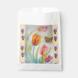 Farbige Tulip-Blume Blumensack-Gastgeschenk Geschenktütchen