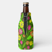 Farbige Tulip-Blume Flaschenkühler (Flasche Rückseite)