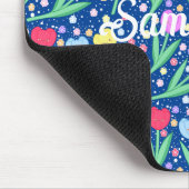 Farbige Tulip-Blume Mousepad (Ecke)