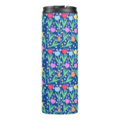 Farbige Tulip-Blume Thermosbecher (Rückseite)