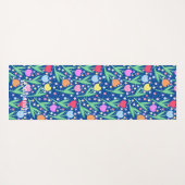 Farbige Tulip-Blume Yogamatte (Rückseite (Horizontal))