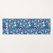Farbige Tulip-Blume Yogamatte (Vorderseite (Horizontal))