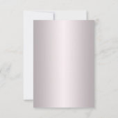 Farbige Tulip Floral Save the Date Card Einladung (Rückseite)