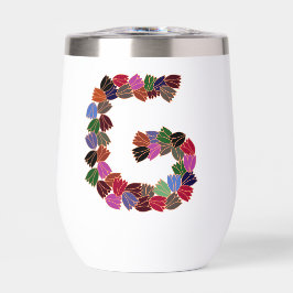 Farbige Tulip Lettered "G"