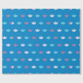 Farbige Tulip-Petalen, nahtlose Muster Geschenkpapier (Flach)