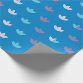 Farbige Tulip-Petalen, nahtlose Muster Geschenkpapier (Ecke)