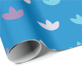 Farbige Tulip-Petalen, nahtlose Muster Geschenkpapier (Rolleneckpunkt)