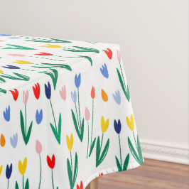 Farbige Tulips Tischdecke