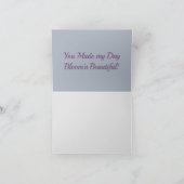 Farbige Tulissen Wasserfarben Dankeskarte (Innenseite)