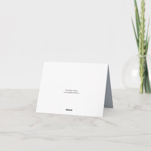 Farbige Tulissen Wasserfarben Dankeskarte (Rückseite)